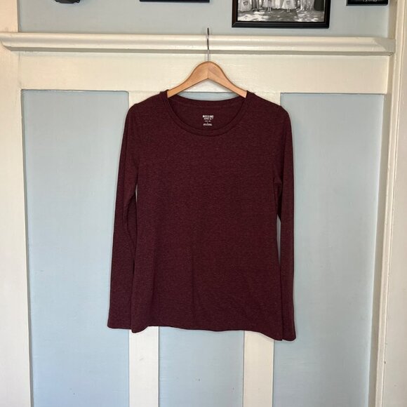 Mossimo Long Sleeved Crew Neck T-Shirt - Picture 1 of 8
